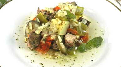 Рецепт: Баранина с овощами (3)