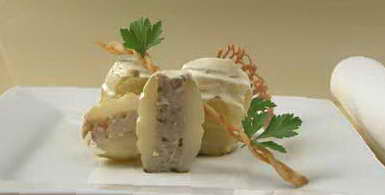 Рецепт: Картофель, фаршированный сельдью (2)